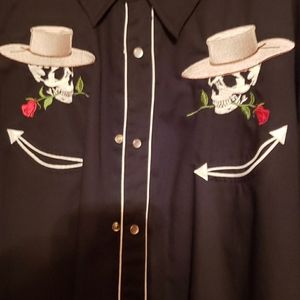 Embroidered western shirt